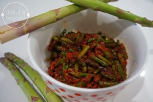 Spicy Stir Fry Asparagus